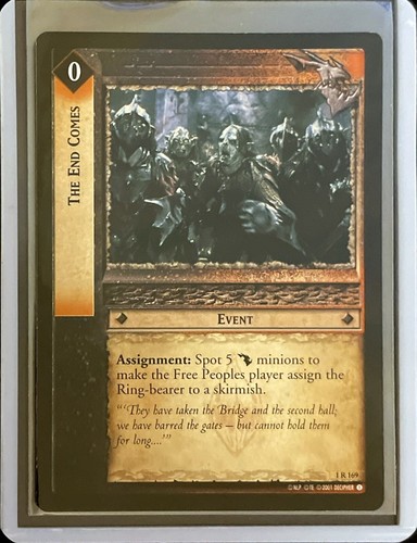 Lotr tcg the end - the, come