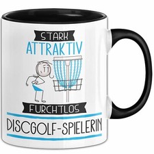 Discgolf-Spielerin Tasse
