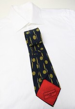 Daniels & Korff Krawatte Herren One Größe 100% Seide Spitz Klassisch Punktmuster