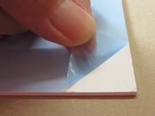 PVC Hartschaumplatte 3mm Zuschnitt weiß 300 x 168 mm - Excel Kunststoff Platte