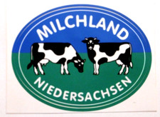 Werbe-Aufkleber Milchland