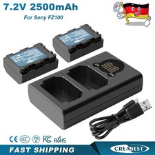 2Pcs NP-FZ100 Akku+LCD