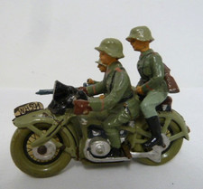 Elastolin Seitenwagen Motorrad