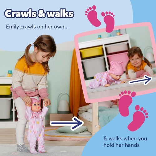 Baby born emily walk - baby,