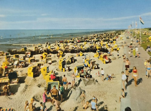 Cuxhaven strand 1973 - strand,