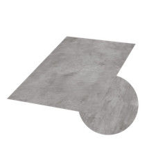 Vinyl boden Klick Fliesenoptik hellgrau mit Trittschall m²/28,99€ Cement Optik