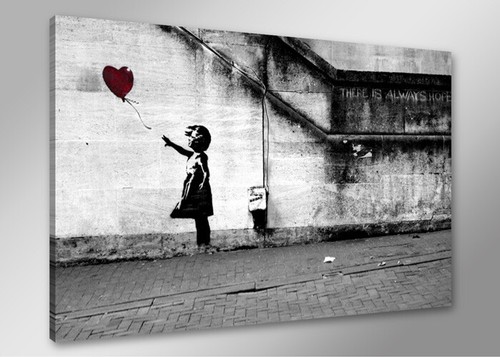 Bilder auf leinwand bansky - leinwand,