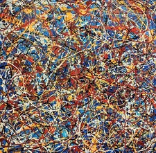 Abstraktes Bild 80cmx80cm