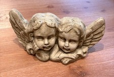 Zwei Engel - Terrakotta - Stein - Deko - Figur - Engelsfigur