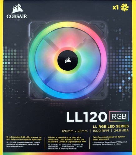 Corsair ll120 rgb - dual, light