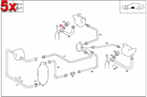 Genuine mercedes sealing - mercedes, ring