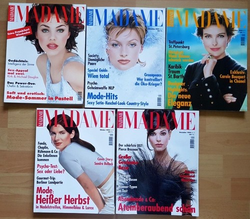 Madame 1995 modezeitschrift - madame,