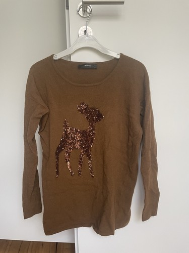 Hallhuber reh pullover wolle - reh,