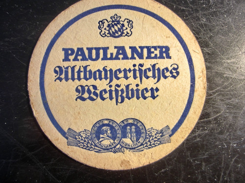 Bierdeckel brd paulaner - bierdeckel,