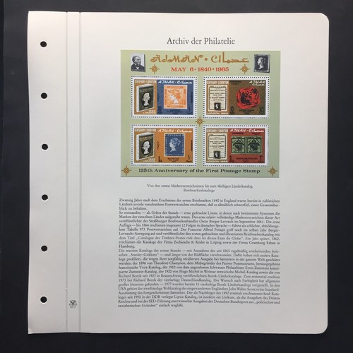 Deutsches postarchiv blaue - deutsches,