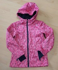 ? 122/128 - Crivit - Mädchen Jacke  - Softshelljacke - pink gemustert ?