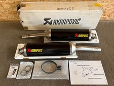 Akrapovic carbon exhausts