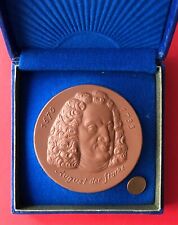 Böttger Steinzeug Medaille OVP MORITZBURG 1988 August der Starke Wappen  ( M2416