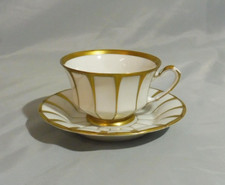 Athena Grecque v. Fürstenberg , Kaffeetasse ( sehr gut ) + Untertasse ( Abrieb )