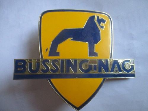 Schild typenschild büssing - schild,