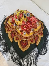 Russische Pavlovo Posad Schal/ Tuch 