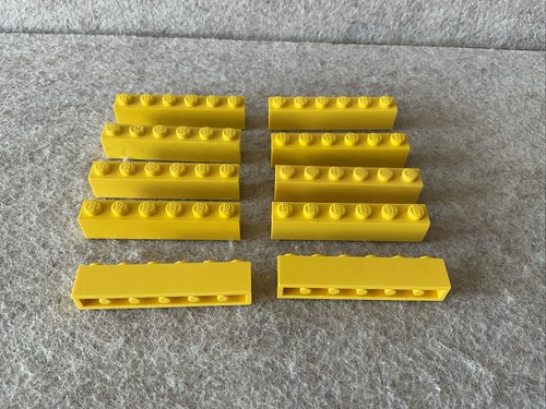 Lego stück 3008 gelb - gelb, 1x6