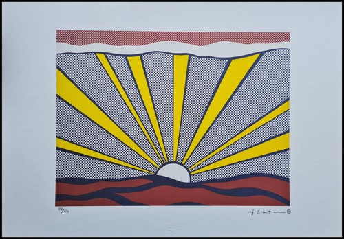 Roy lichtenstein sunrise - lichtenstein, *