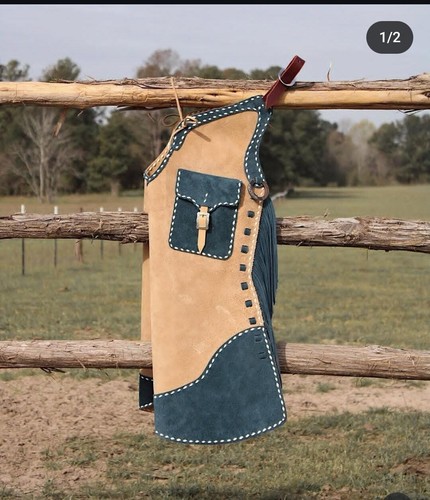 Leder chaps cowboy western - chaps,