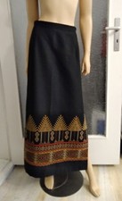 Boho, Ethno, Trachtenrock aus Wolle