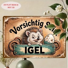 Blechschild Vorsichtig sein