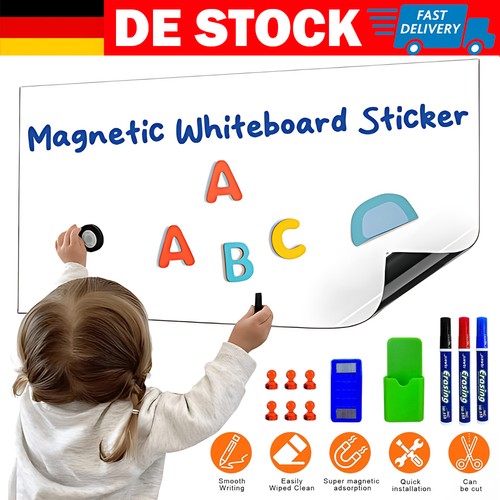 Magnetfolie weiß abwischbar - magnetfolie,