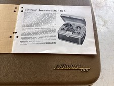 Grundig TK5 Tonbandgerät mit Röhrenverstärker guter Zustand