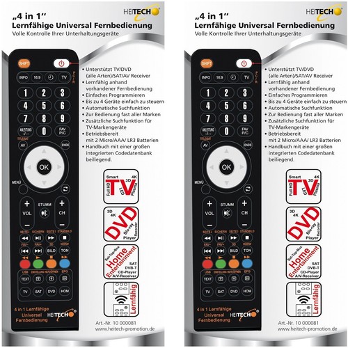 Heitech 4in1 lernfähige - 2x,