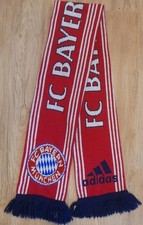 Original Vintage Adidas Schal FC BAYERN MÜNCHEN Kein Trikot Ultras 90ER JAHRE