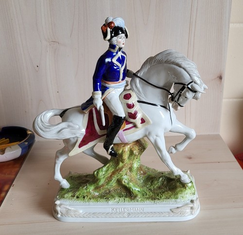 Porzellan figur soldat - porzellan,