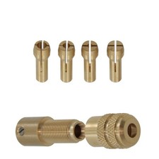 Bohrkopf für Mini-Bohrmaschine mit 4 Spannzangen, 0,3...3,2mm