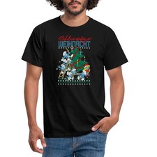 Die Schlümpfe Schlumpfige Weihnachten Ugly Christmas Männer T-Shirt
