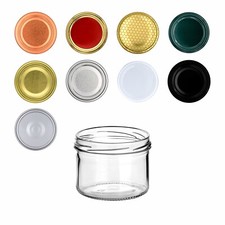 Einmachgläser 230 ml rund mit