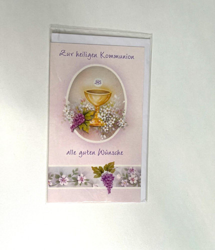 Kommunion geschenkkarte - kommunion,