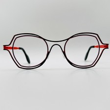 Theo Brille Damen Herren rund blau orange Daytona 433 Belgium NEU