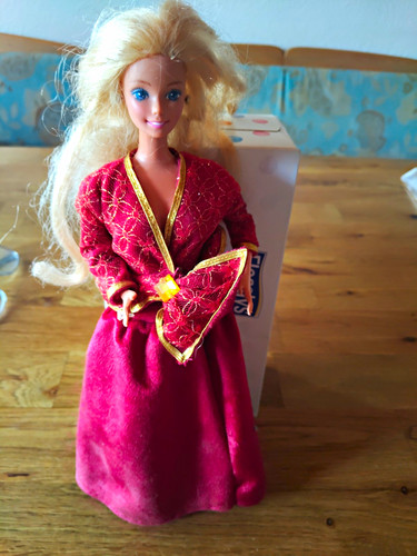 Barbie puppe blond - barbie, blond.