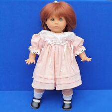 ZAPF PUPPE  50-17 DOLL 48 CM ROTBRAUNE HAARE COLETTE SCHUHE