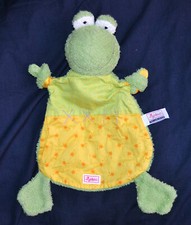 SIGIKID  Schmusetuch ? Frottee FROSCH KLECKS ? grün gelb RAR & NEUw