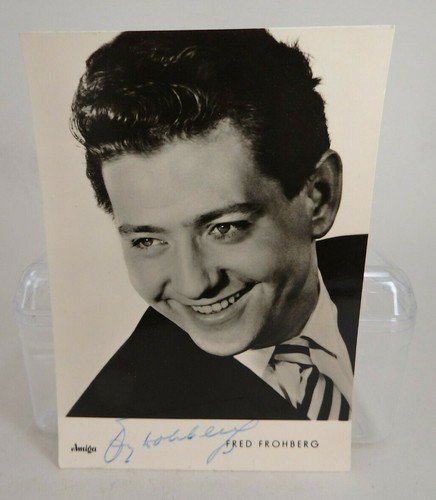 Autogramm fred frohberg - autogramm,