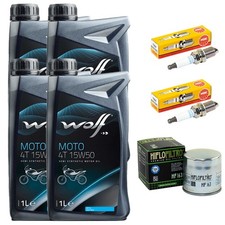 Öl 4L Ölfilter Zündkerzen