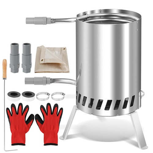 Poolheizung mit feuermatte - mit,