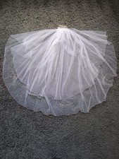 Schleier Glitzer Tüll 2-lagig