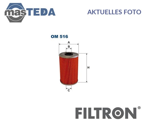 Om516 motor ölfilter - Ölfilter, filtron