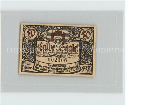 Calbe saale pfennig - saale, 50