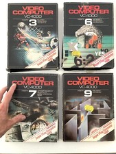 Video Computer VC4000 Cassetten / Cartridges in Karton-Verpackung, im 4er Pack!